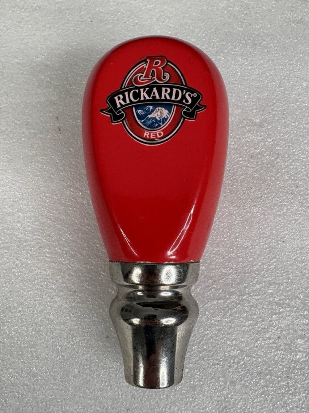 Rickard's Red Small Beer Tap Handle Great Condition